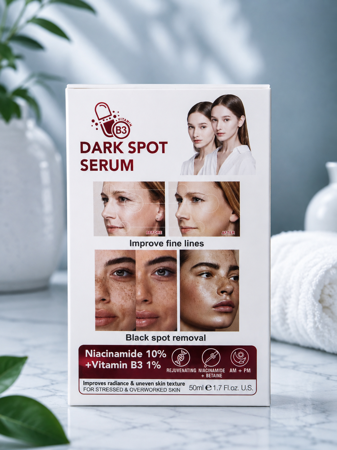 Yardlie Niacinamide+Vitamin B3 Dark Spots Serum 50ml - Image 2