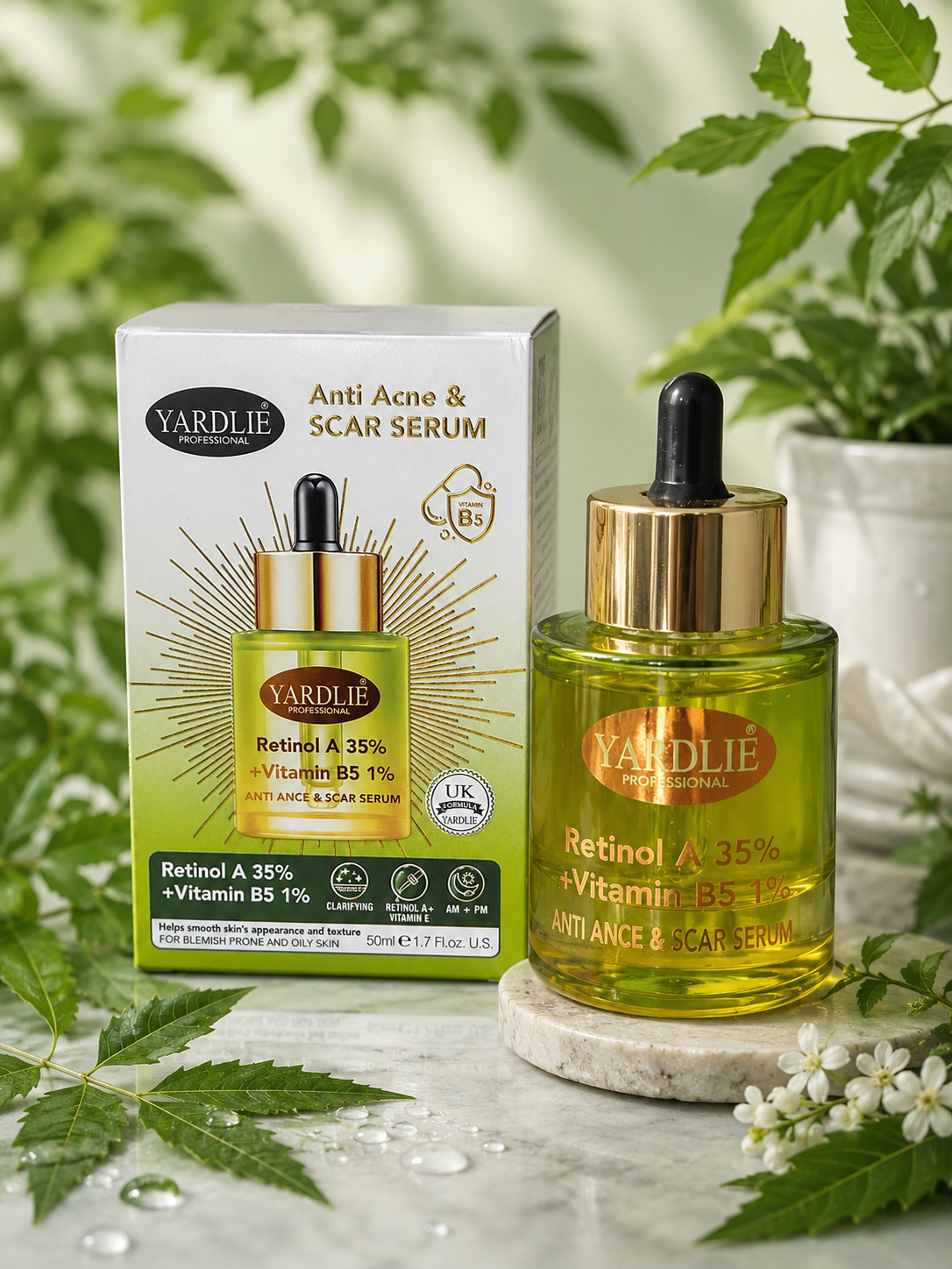 Yardlie Retinol Anti Acne Anti Scar Whitening Serum